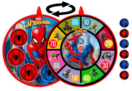 STAMP Spider-Man mērķa spēle ar bumbiņām, 36 cm, SM250436 
