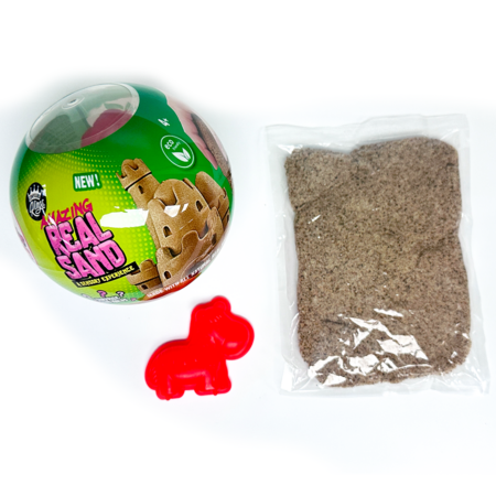AMAZING REAL SAND kinētiskās smiltis Real Sand Sensory Ball PDQ, WC112934CKINT 