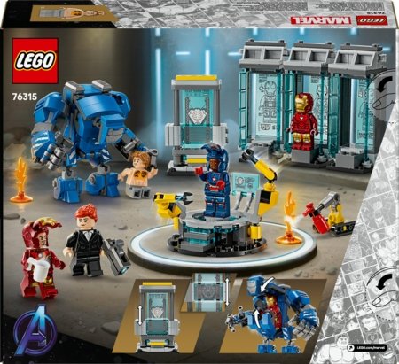 76315 LEGO® Super Heroes Marvel Iron Man laboratorija: Bruņu zāle 