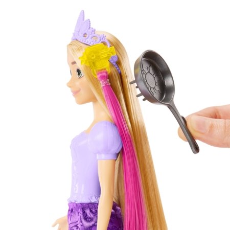 DISNEY PRINCESS lelle Long hair Rapunzel Salātlapiņa, HLW18 HLW18