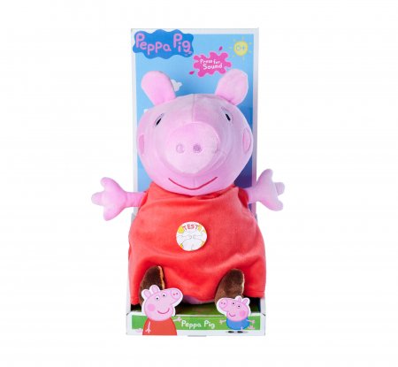 PEPPA PIG Plīša Peppa ar skaņu, 22cm, 109261009 109261009