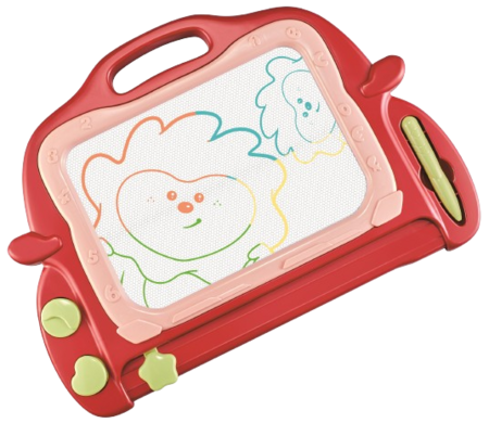 Magnētiskā zīmēšanas un rakstīšanas tāfele, sarkana, 2310K0223 