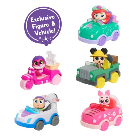 DISNEY DOORABLES transportlīdzeklis ar figūriņu Let's Go, sortiments, 101-44541 