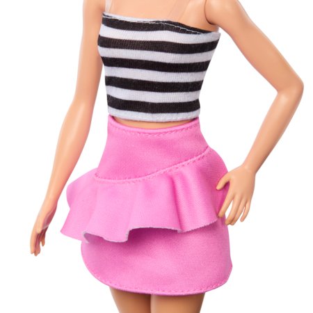 BARBIE Fashionistas lelle melnbaltā topiņā, HRH11 