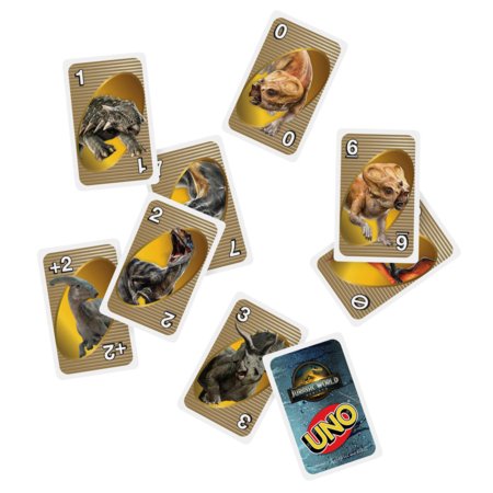 MATTEL GAMES UNO kārtis Jurassic World 4, JFT28 