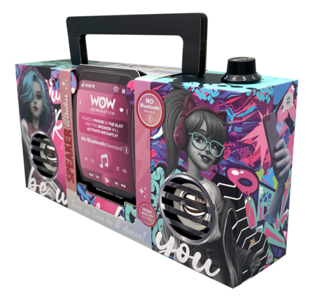 WOW GENERATION skaļrunis Wireless Sound Amplifier Speaker 