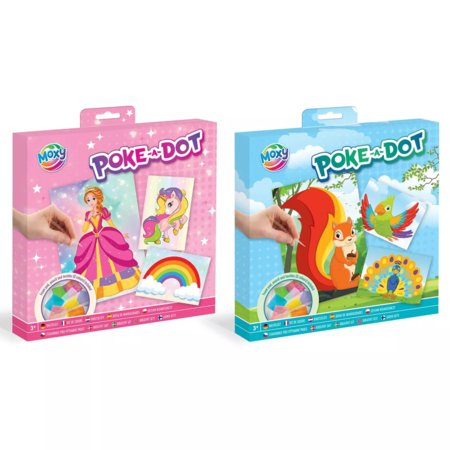 MOXY radošais komplekts "Poke-a-dot", sortiments, 100106 