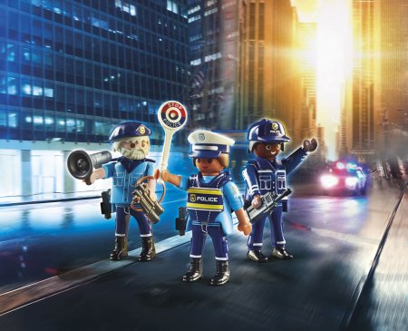 PLAYMOBIL CITY ACTION Policijas figūru komplekts, 70669 70669