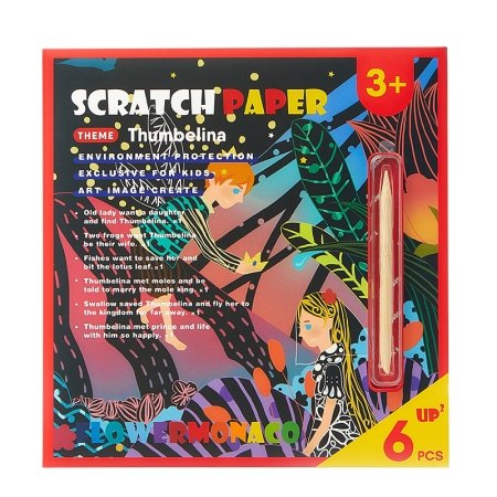 FLOWERMONACO momentloterijas Scratch Cards, Thumbelina, 847374 