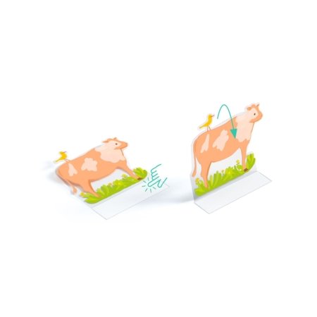 DJECO radošais komplekts Lift-up Stickers – Saimniecība, DJ00045 