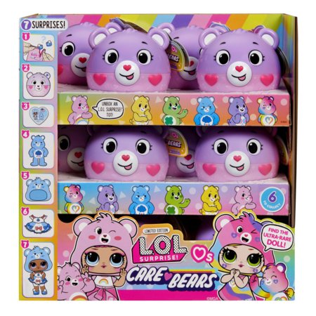 LOL SURPRISE Care Bears lelle ar lācīti, asort., 542704 
