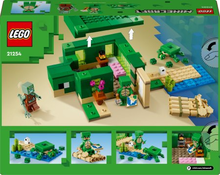 21254 LEGO®  Minecraft Bruņurupuču Pludmales Māja 