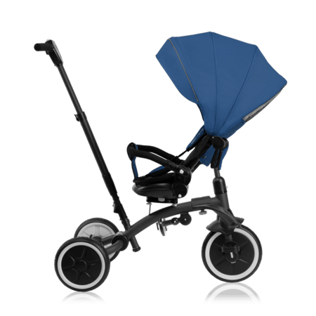 LIONELO trīsritenis TRIS PLUS, Blue denim, LO-TRIS PLUS 