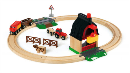 BRIO Fermas dzelzceļa komplekts, 33719 33719
