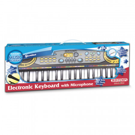 BONTEMPI elektroniskais sintezators ar mikrofonu, 12 3730 12 3730