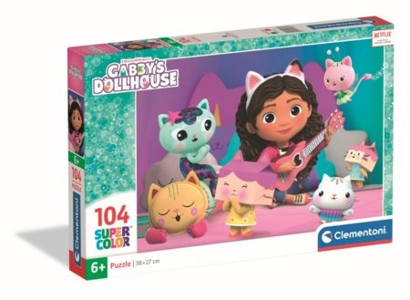 CLEMENTONI puzle Gabby's Dollhouse 2025, 104 gab., 25033 