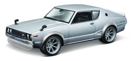 MAISTO DIE CAST 1:24 assembly auto model 1973 Nissan Skyline 2000GT-R, 39310 