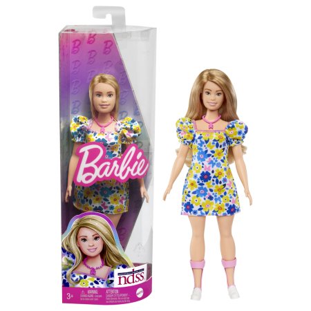 BARBIE lelle Fashionistas ar ziedu kleitu, HJT05 HJT05