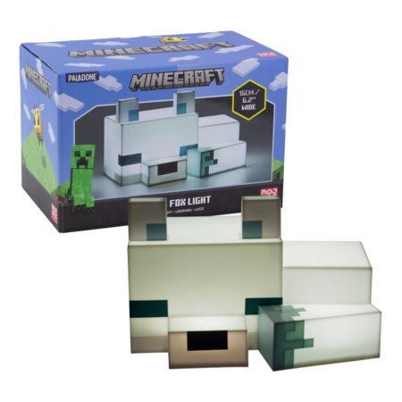 PALADONE MINECRAFT dekoratīvais LED gaismeklis Arctic Fox, PP10557MCFV2 