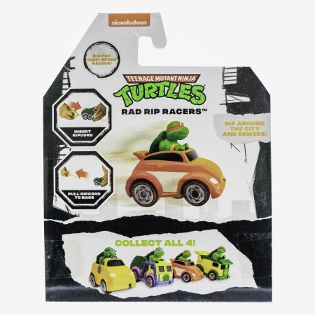 "TMNT transportlīdzeklis ar figūru ""Rad Rip Racers"", sortiments, 71046" 71046