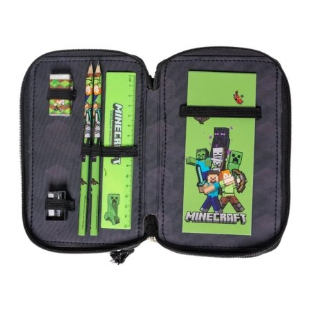 MINECRAFT zīmju soma ar kancelejas piederumiem, 166508516 