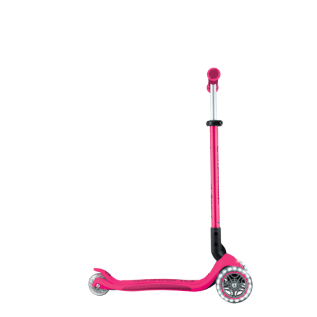 GLOBBER skrejritenis Go Up Deluxe Lights, fuksijas krāsa, 748-610 