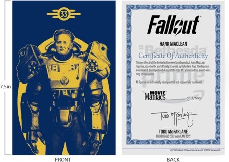MCFARLANE TOYS Fallout figūriņa Hank Maclean, 14134 