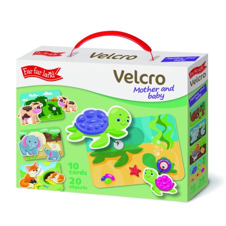 FAR FAR LAND Velcro spēle Māmiņas un mazuļi, F-02835 