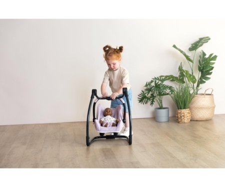 SMOBY leļļu krēsliņš 3in1, rozā, 7600240242 
