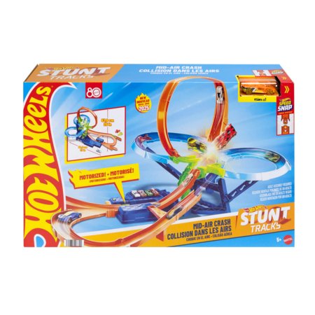 HOT WHEELS triku trase ar sadursmi gaisā, JFD12 