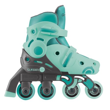 GLOBBER skrituļslidas Learning Skates 2 in 1, izmērs 26–29, piparmētru krāsas, 780-206 