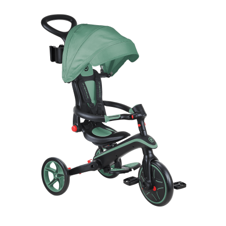 GLOBBER skrejritenis Explorer Trike 4in1, zaļš, 732-104 