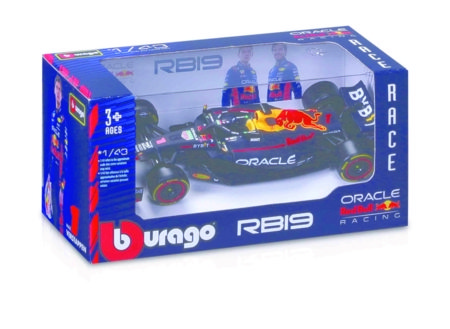 BBURAGO 1:43 sacīkšu automodelis Oracle Red Bull Racing RB19, 18-38082 