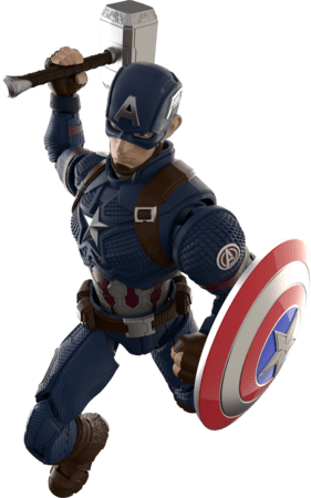 Blokees transformator  Marvel Heros - Champion Class Captain America, 81115 