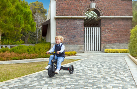 GLOBBER trīsritenis Explorer Trike 4in1, melns, 634-120 