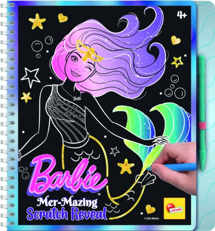 LISCIANI Barbie Mer-mazing skrāpējama grāmata, 12327 