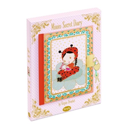 DJECO TINYLY piezīmju grāmatiņa ar aizdari Minico, DJ06998 