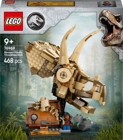 76969 LEGO® Jurassic World™ Dinozauru fosilijas: Triceratopa galvaskauss 