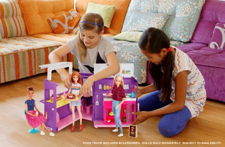 BARBIE pārtikas kravas mašīnu rotaļu komplekts, GMW07 GMW07