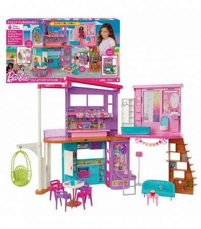 BARBIE Malibu māja 2022, HCD50 HCD50