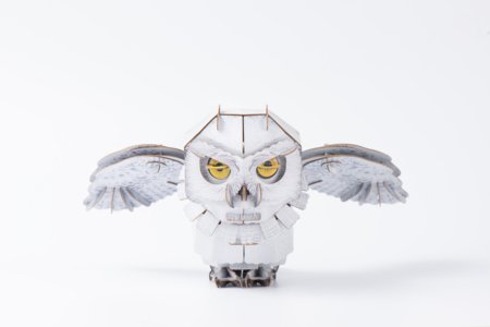 MAKEBUG 3D papīra puzle Snowy Owl, MB-B-0009 