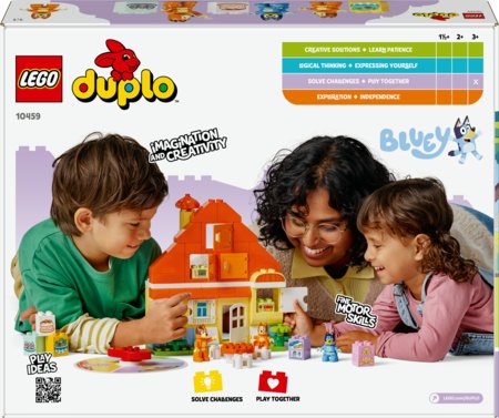 10459 LEGO® DUPLO® Berry Bluey ģimenes māja ar Atmiņas spēli 