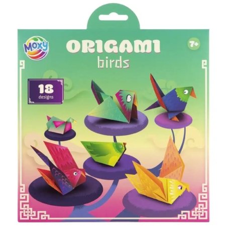 MOXY radošais komplekts "Origami putni/dzīvnieki", sortiments, 100111 