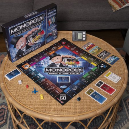 MONOPOLY spēle Super Electronic Banking (LV, EE), E8978EL0 E8978EL0