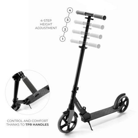 KINDERKRAFT skrejritenis FREELY, melns, KRFREE00BLK0000 