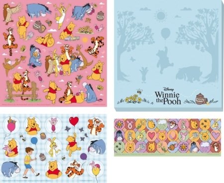 TOTUM WINNIE THE POOH uzlīmju komplekts, TT690200 