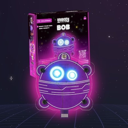 CIRCUITMESS Wacky Robot izglītojošs STEM komplekts Bob, CM-SA-BOB 