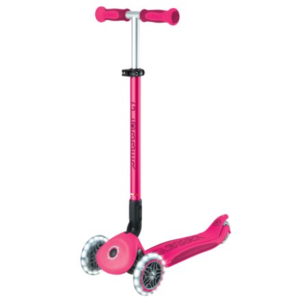 GLOBBER skrejritenis Go Up Deluxe Lights, fuksijas krāsa, 748-610 