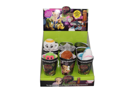 BRAIN ROT runājošs plīša piekariņš 15 cm, sortiments, BD1270 