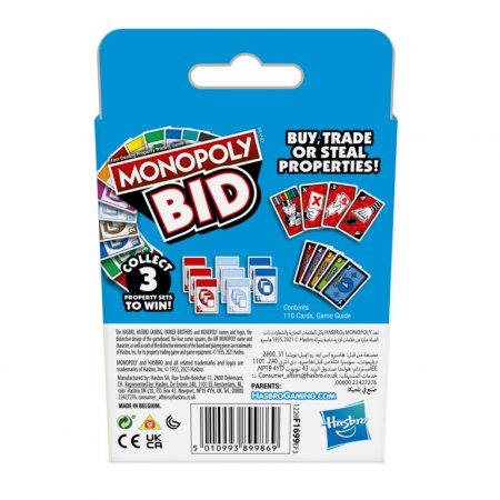 MONOPOLY spēle  BID, F1699527 F1699527